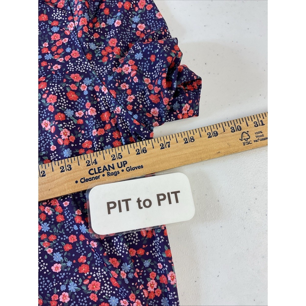 Rhoback Navy Polo with Pink Floral Print - Picture 7 of 9
